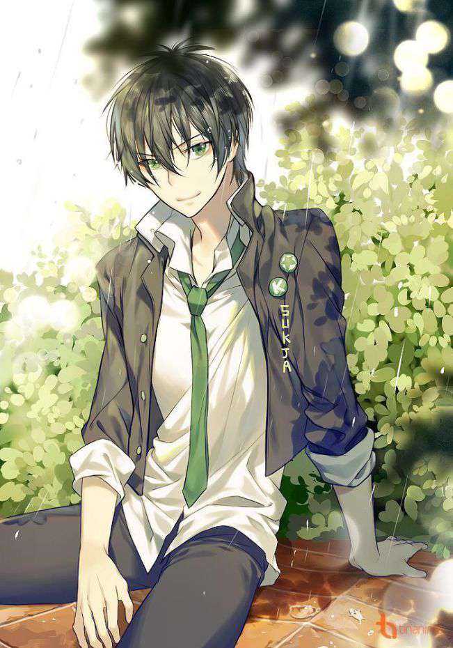 Hình ảnh anime nam học sinh ngầu