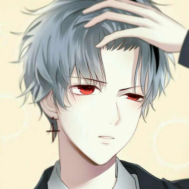 Hình ảnh anime nam tóc hai mái