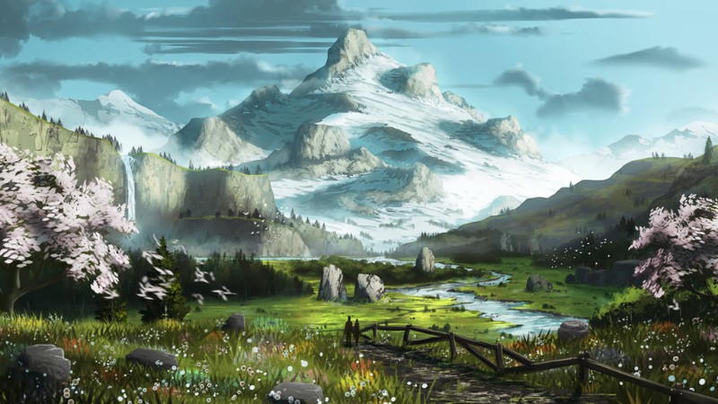 101 mẫu ảnh phong cảnh anime đẹp nhất, chất lượng làm hình nền