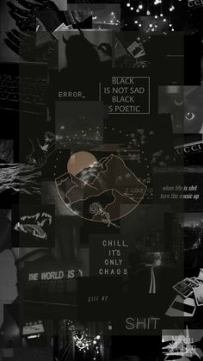 Hình nền điện thoại đẹp màu đen tinh xảo