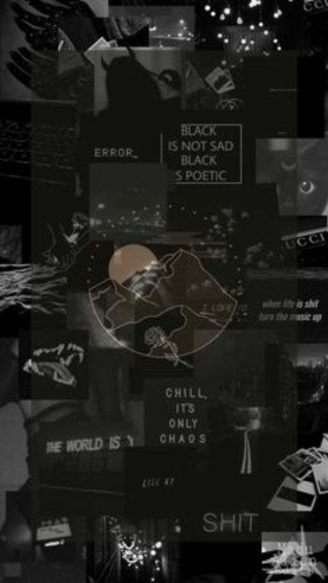 Hình nền điện thoại đẹp màu đen đơn giản