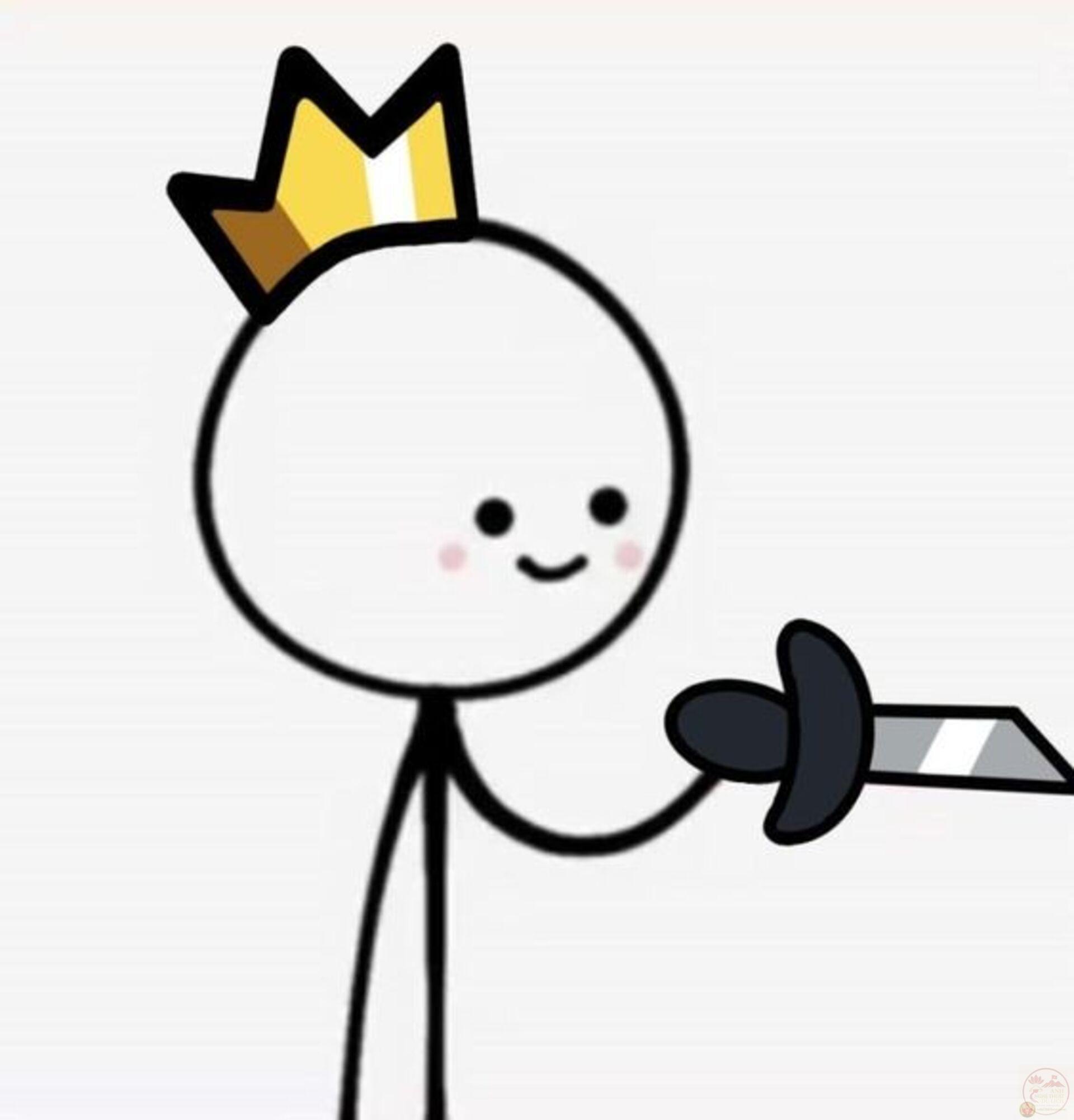 cầm dao ảnh người que meme