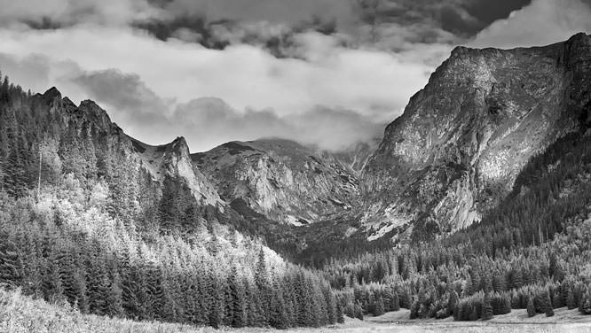 Improve Your Black & White Landscapes Instantly By Following 1 Simple Rule: Mountain shot in black and white