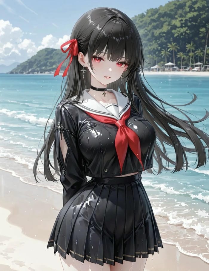 Ảnh thể hiện gái anime to tròn vóc dáng tròn