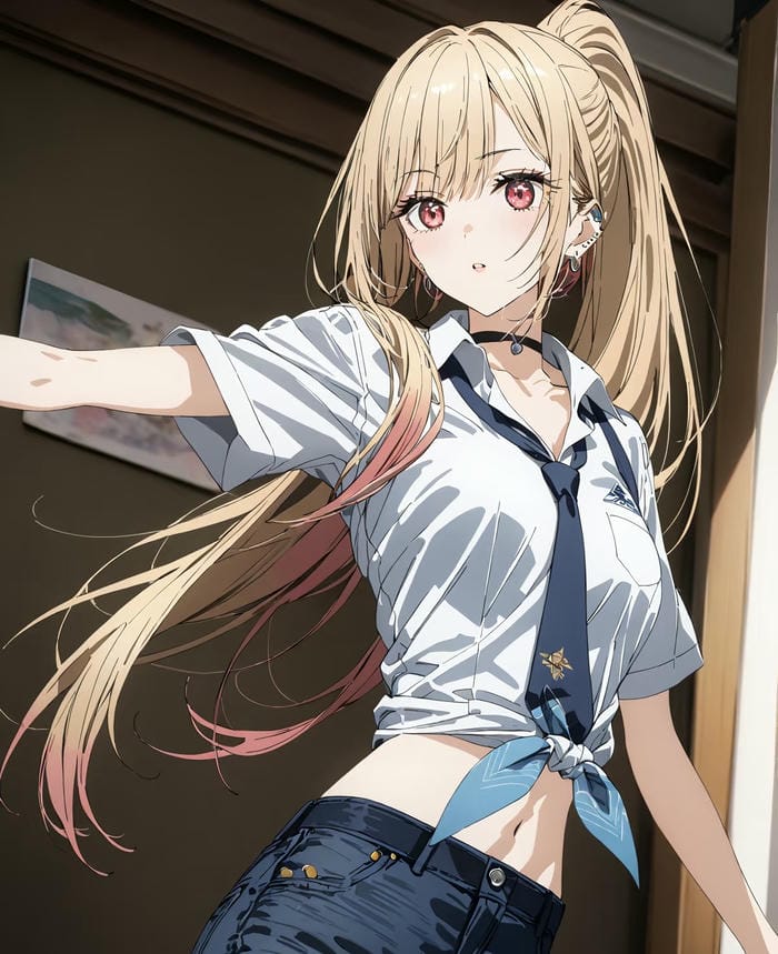 Ảnh minh họa gái anime to tròn đầy đặn