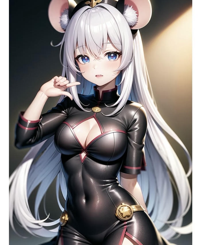 Ảnh gái anime to tròn tạo hình đầy đặn