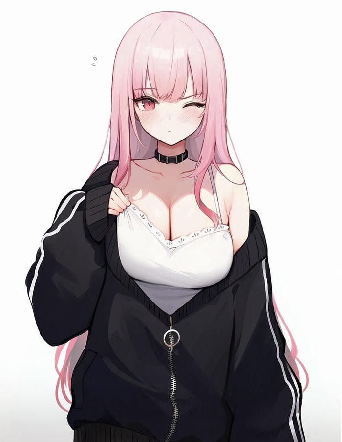 Ảnh gái anime to tròn phong cách minh họa