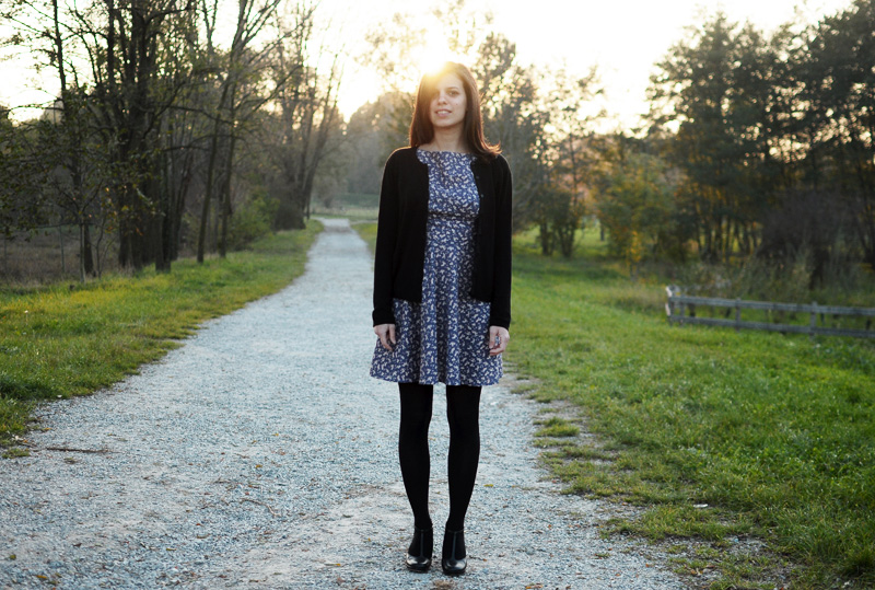 Anna Dress By Hand London with half circle skirt