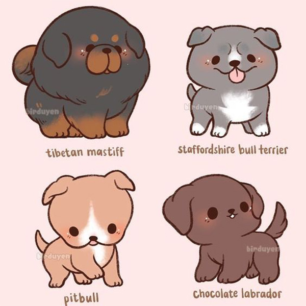 Logo hình con chó hình 5