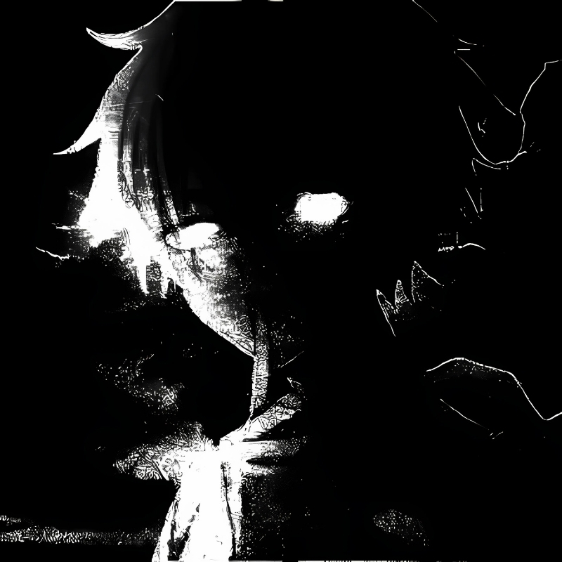 Hình đại diện ẩn danh nền đen