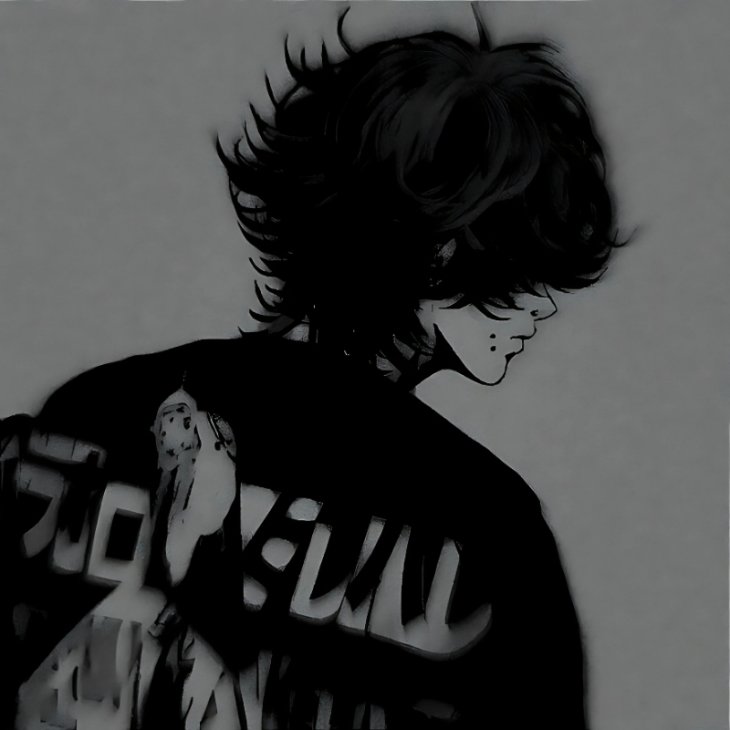 Avatar đen hoạt hình