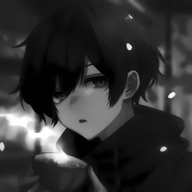 Avatar đen anime đẹp