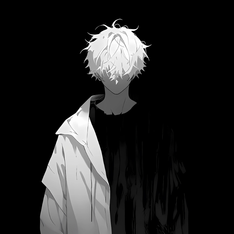 Avatar đen anime ngầu lòi