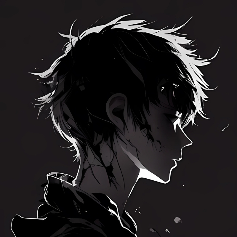 Avatar đen hoạt hình siêu ngầu