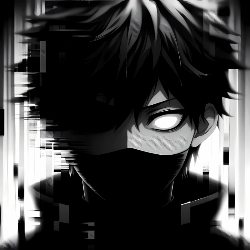 Bộ sưu tập avatar đen anime