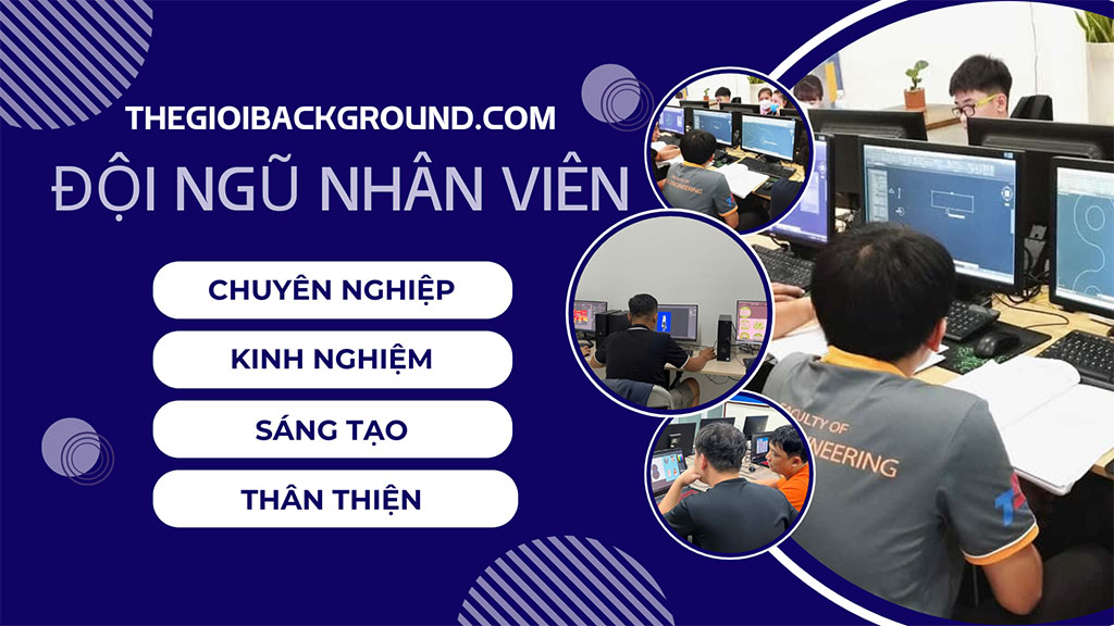 đội ngũ nhân viên thiết kế