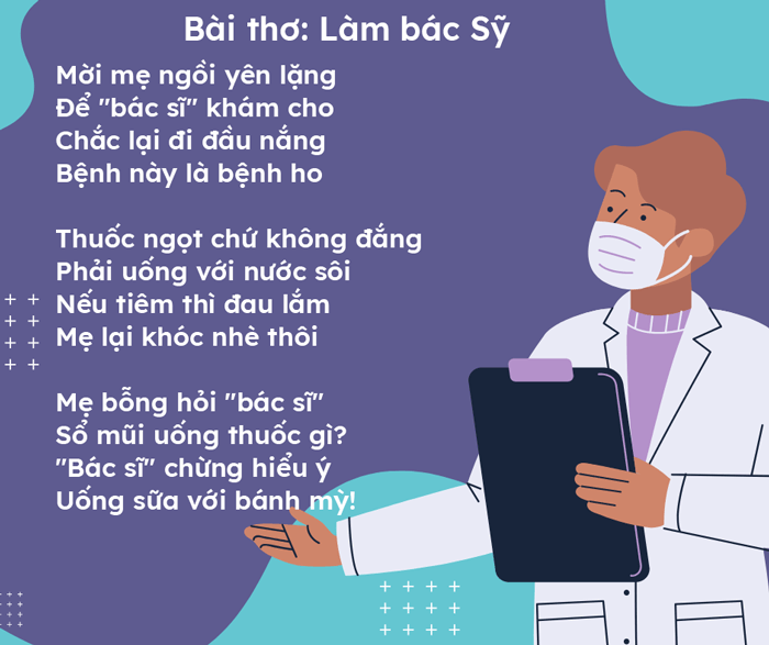 NHỮNG BÀI THƠ HAY VỀ CHỦ ĐỀ NGHỀ NGHIỆP DÀNH CHO BÉ