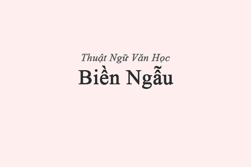 Chữ và nghĩa: Biền ngẫu