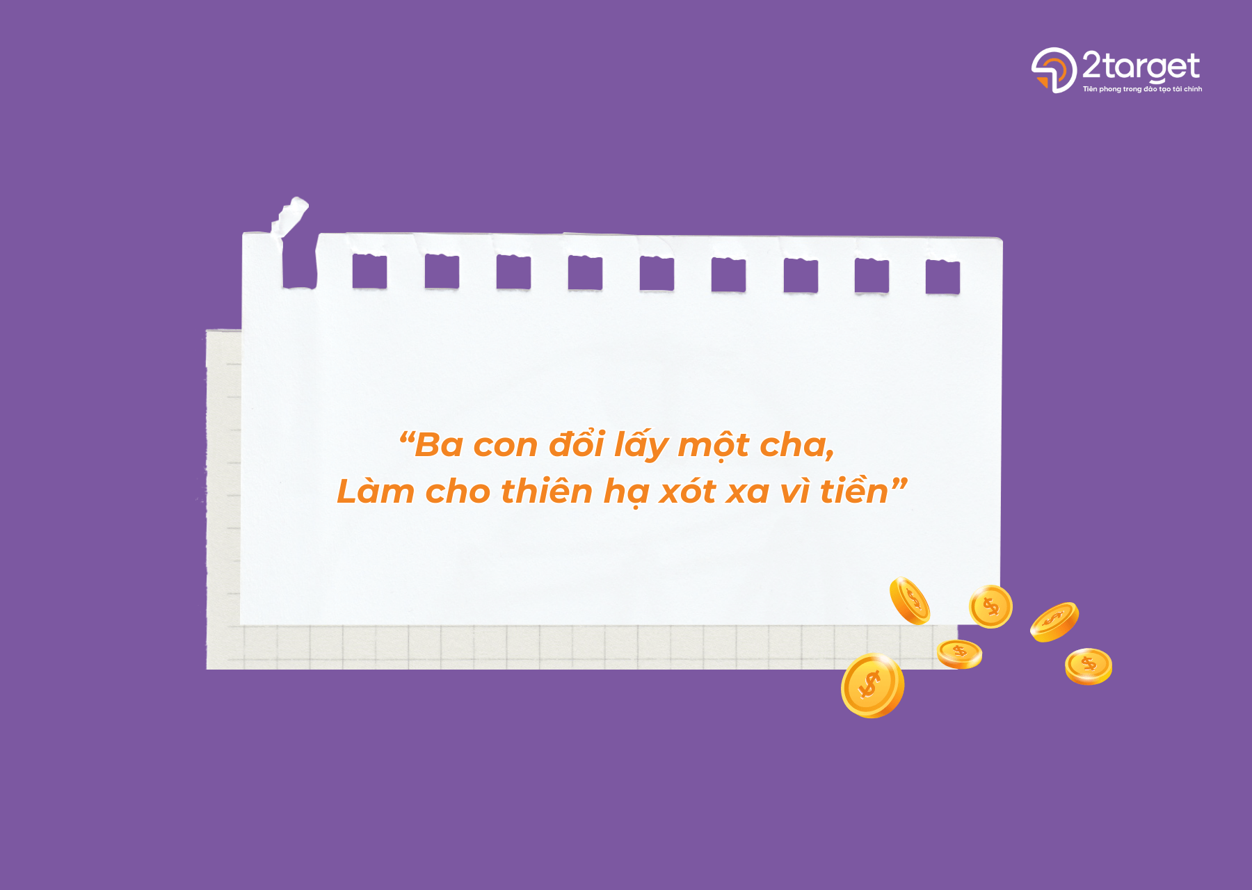 Tiền bạc không thể thay thế được những giá trị thiêng liêng như tình cha con, tình anh em.