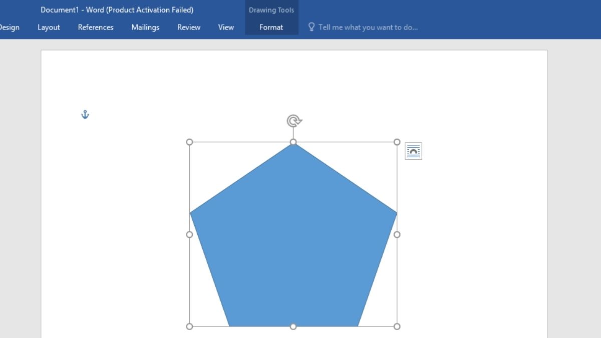 Bước 2: Cách chèn hình vào Shape trong Word