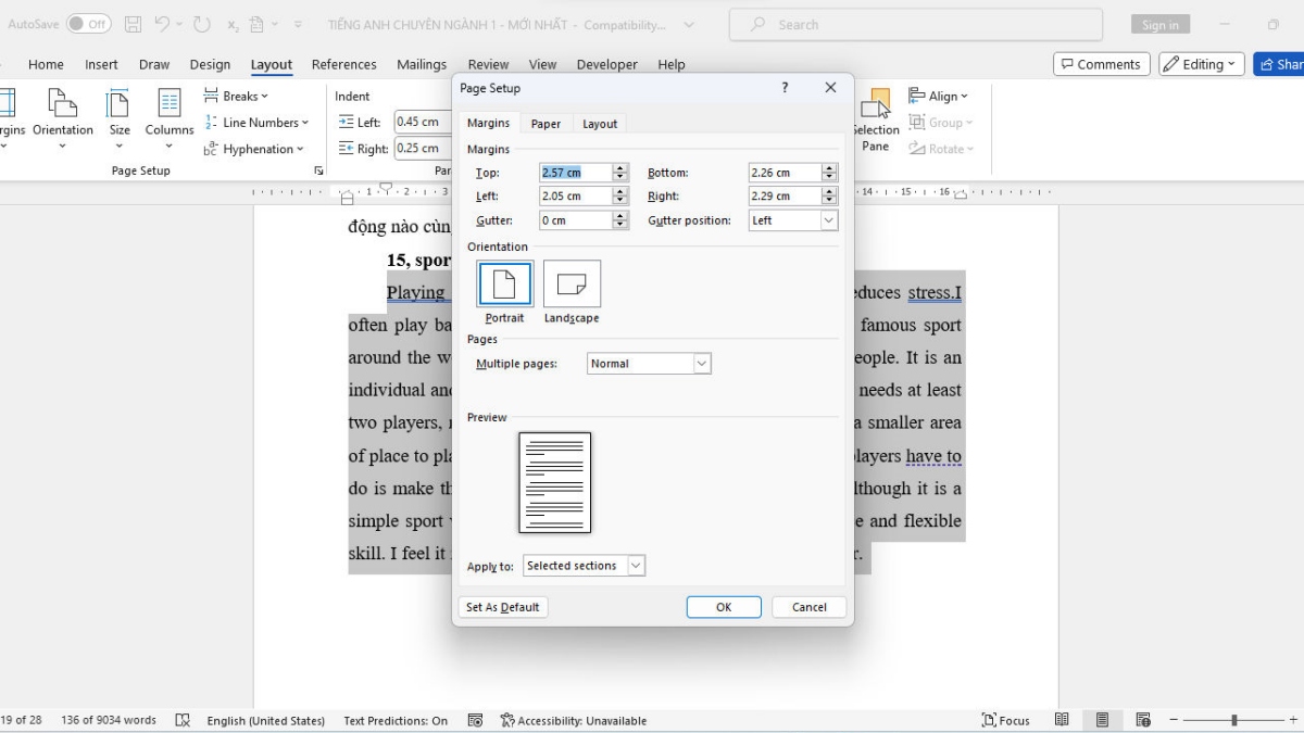 Cách định dạng văn bản trong Word Cách định dạng văn bản trong Word bằng nút mũi tên bước 2