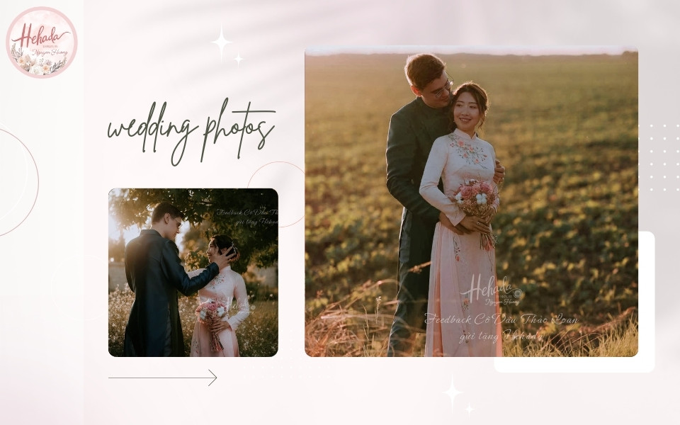 concept chụp ảnh cưới với thiên nhiên