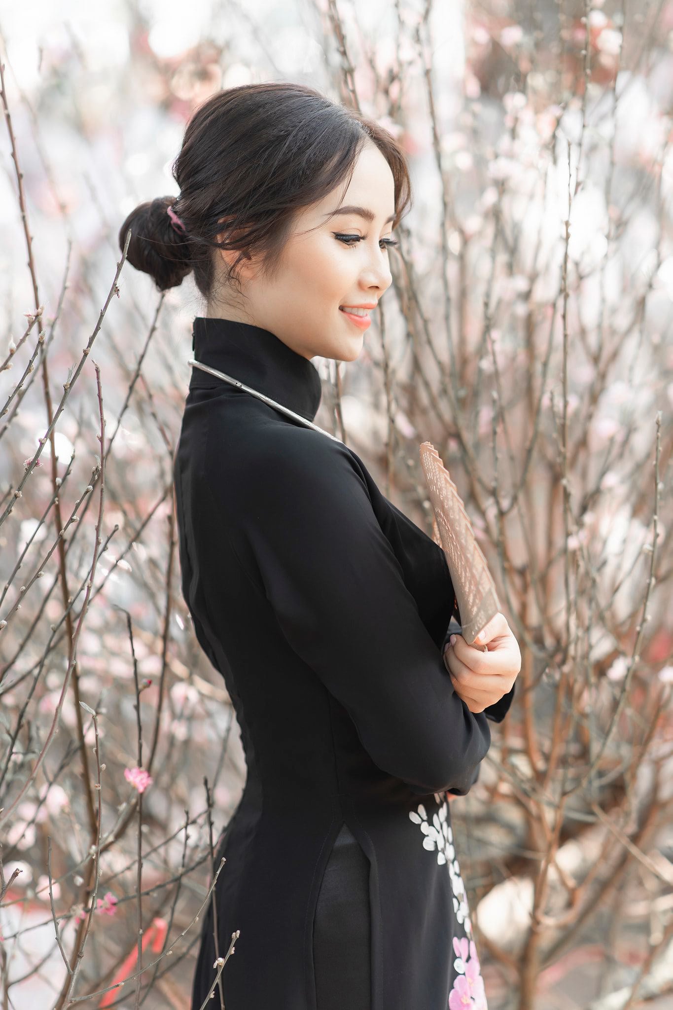 hình ảnh áo dài cho mẹ