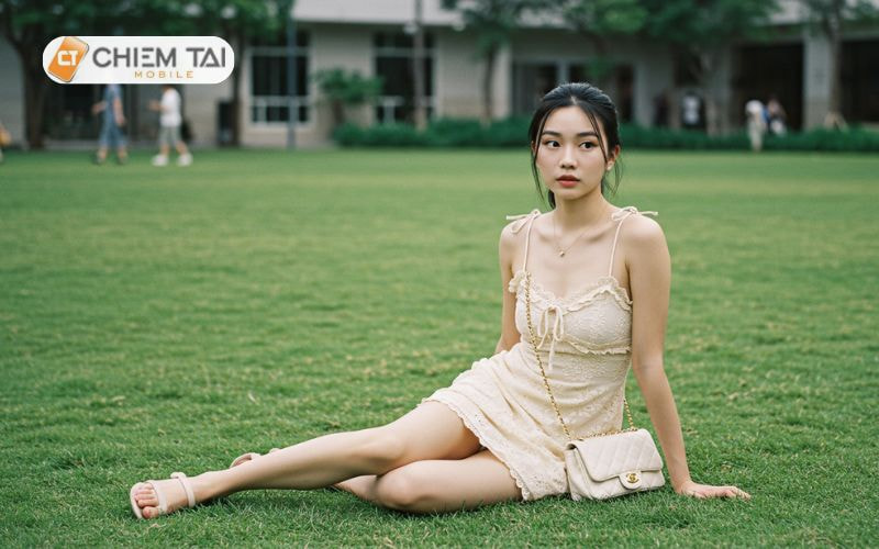 Ngồi ngả người trên sàn