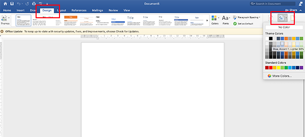 cách tạo menu trong word