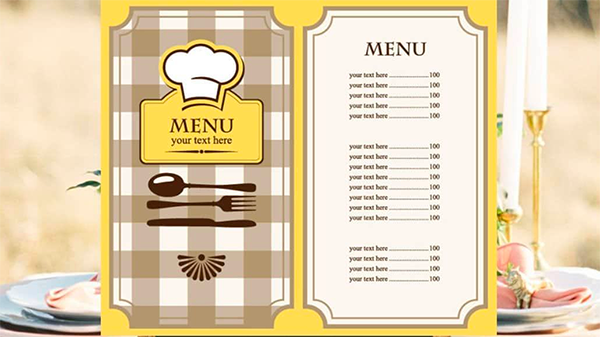 Cách vẽ thực đơn ấn tượng | Cách tạo menu trong Word nhanh