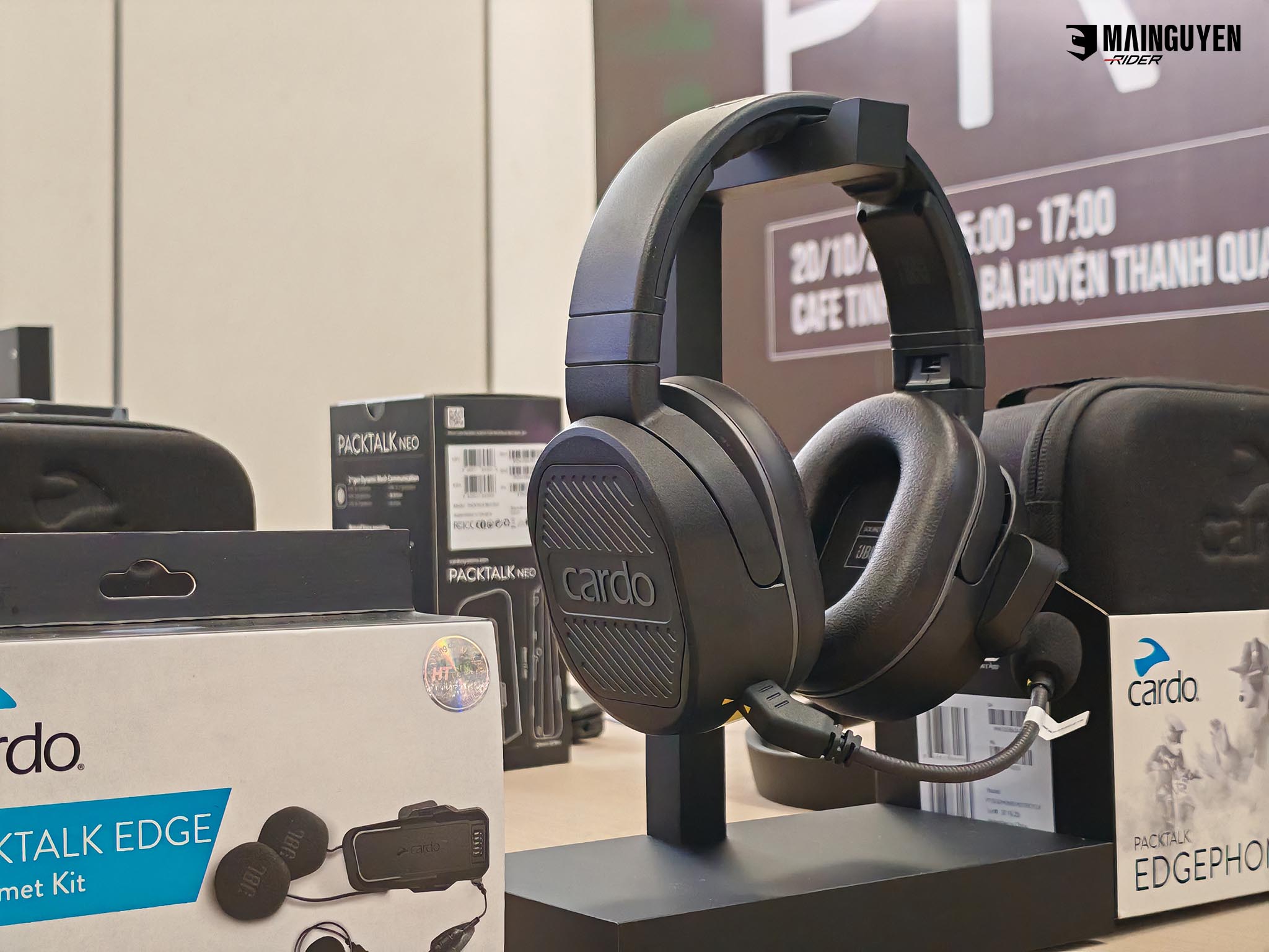 Toàn cảnh buổi offline ra mắt Cardo Packtalk PRO tại café Tinh Tế | mainguyenrider.com