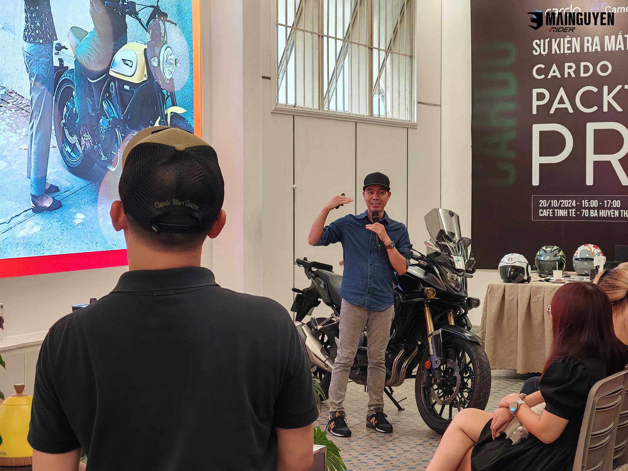 Toàn cảnh buổi offline ra mắt Cardo Packtalk PRO tại café Tinh Tế | mainguyenrider.com