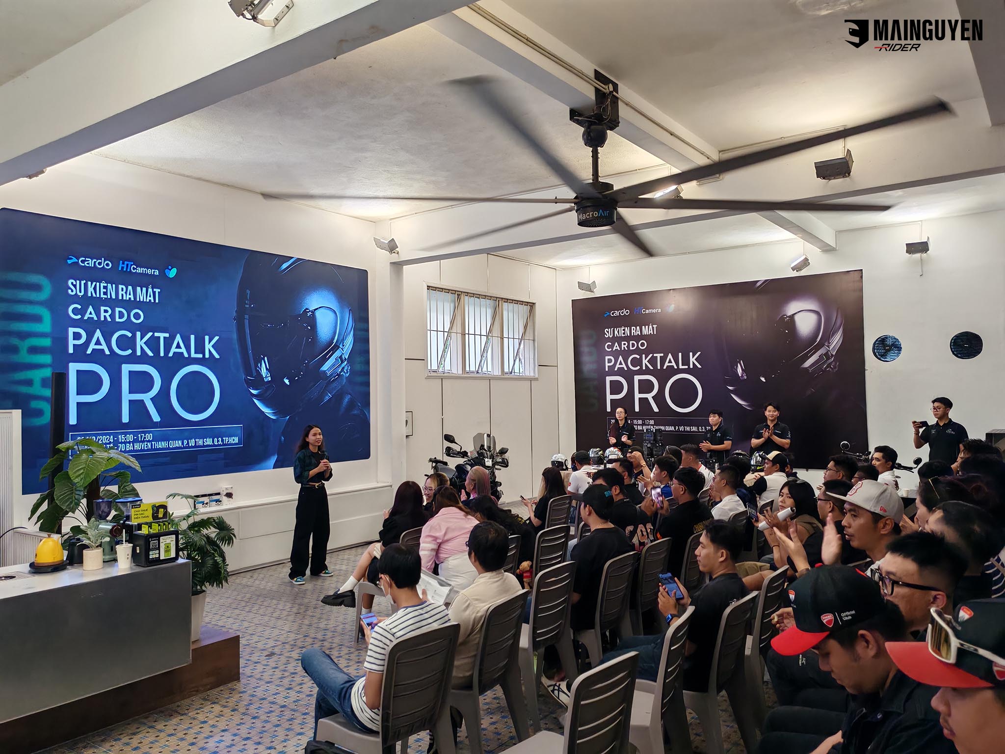 Toàn cảnh buổi offline ra mắt Cardo Packtalk PRO tại café Tinh Tế | mainguyenrider.com