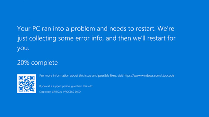 Lỗi màn hình xanh System Service Exception