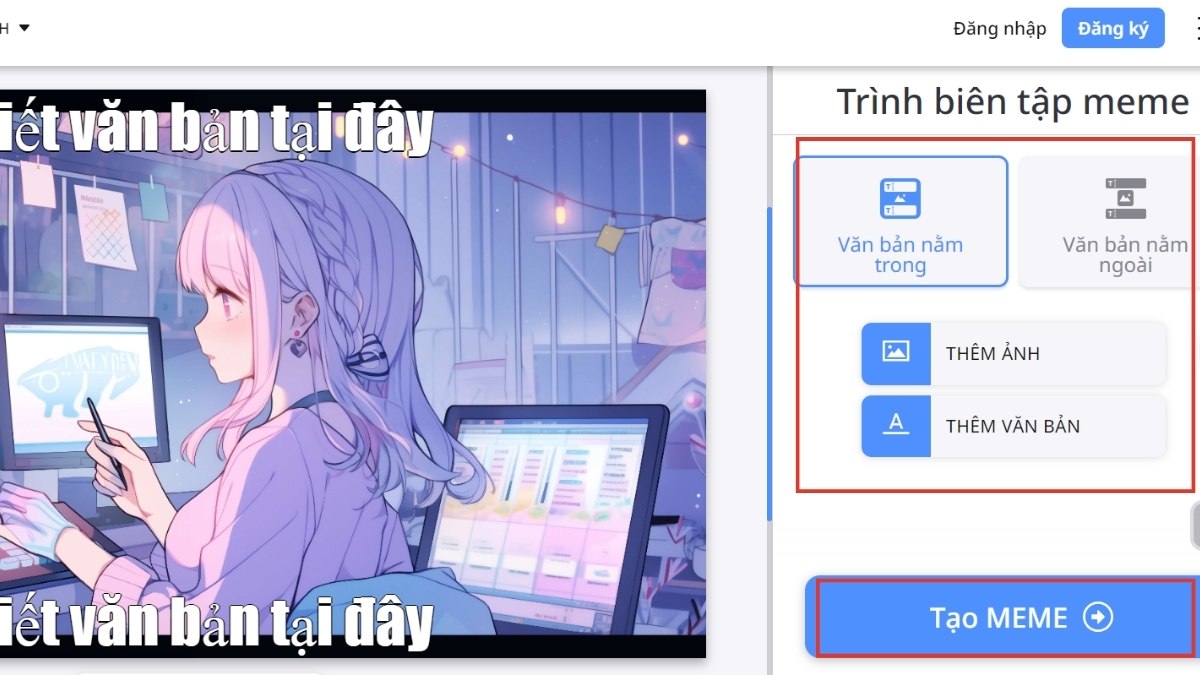 Cách chế ảnh meme hài bằng iLoveIMG