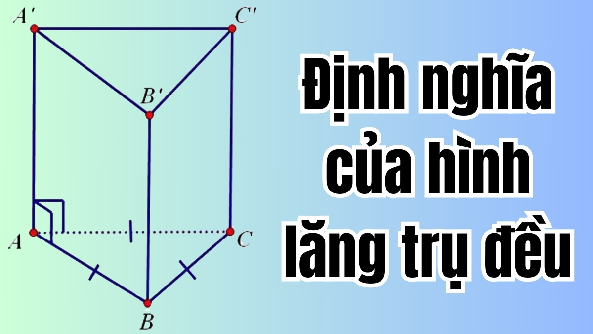 Hình lăng trụ đều là gì? Có bao nhiêu loại lăng trụ đều?