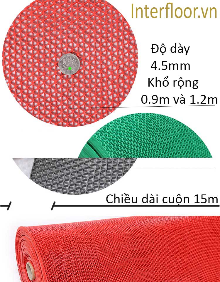 Thảm nhựa lưới 1