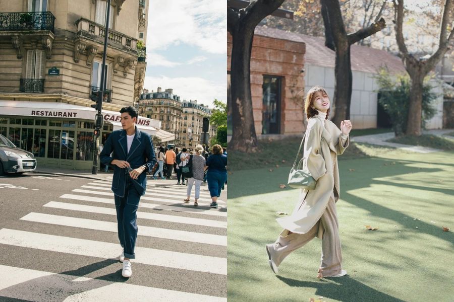 tạo dáng đi bộ tự nhiên