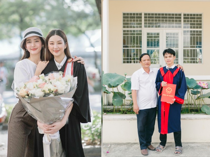 chụp kỷ yếu cùng con mặc gì