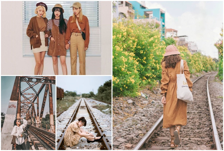 Cách chụp ảnh trên đường tàu