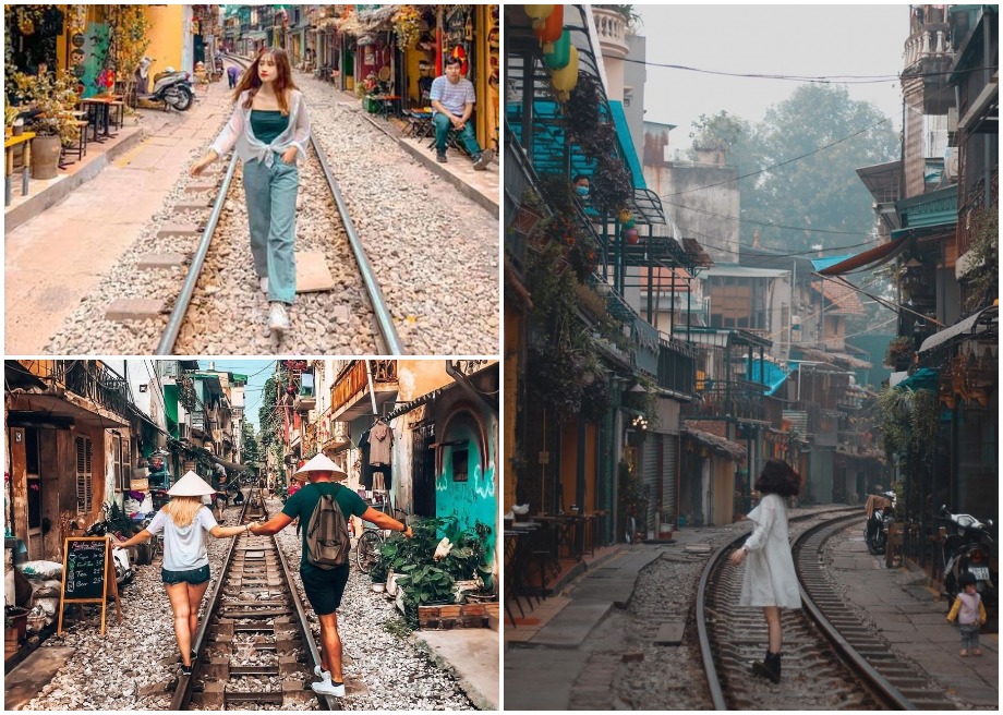 Cách chụp ảnh trên đường tàu