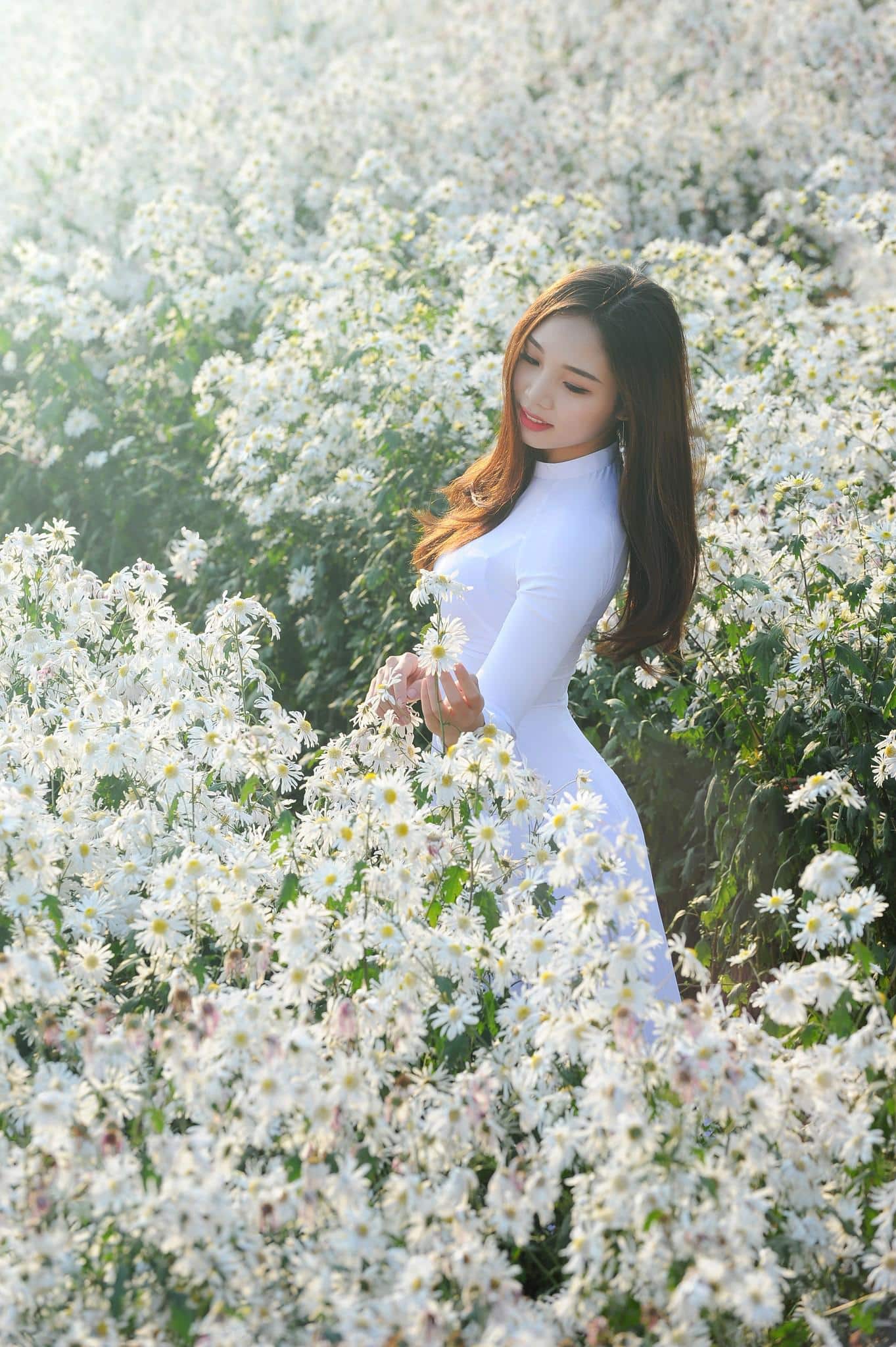 Hướng dẫn tạo dáng chụp ảnh áo dài ngoại cảnh tự nhiên