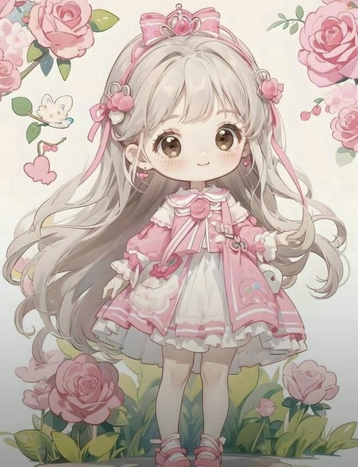 ảnh anime nữ chibi cute