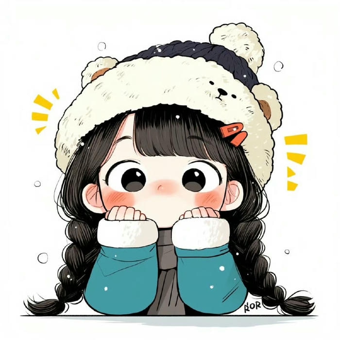 bức tranh anime cô gái chibi