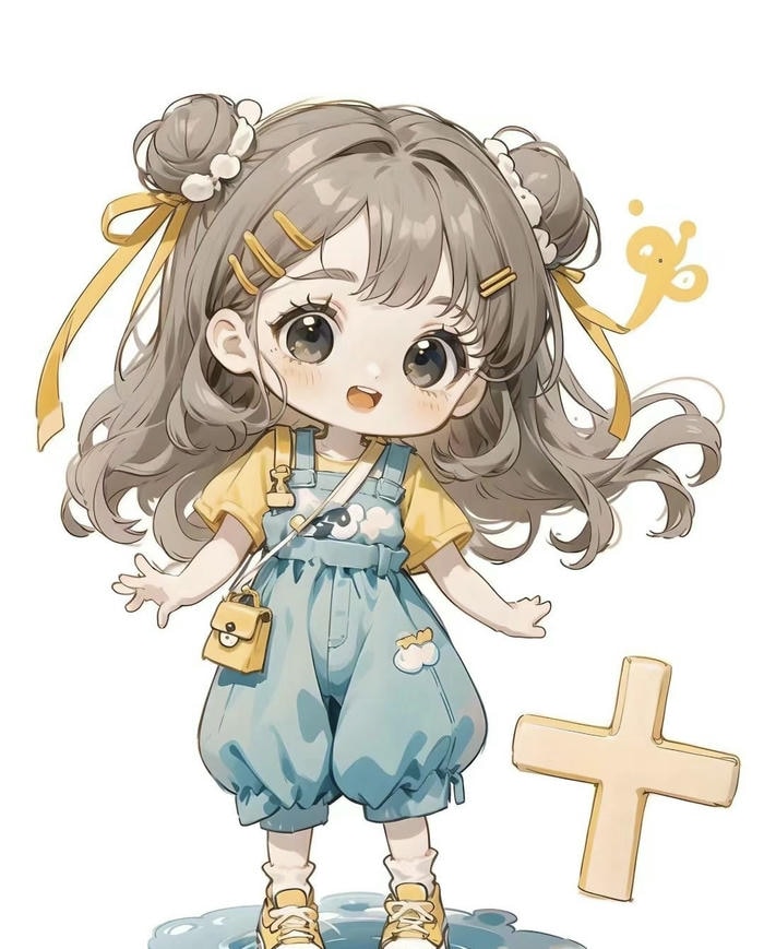 hình anime nữ chibi vui nhộn