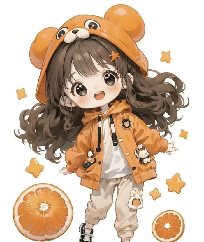 anime chibi cô gái xinh đẹp