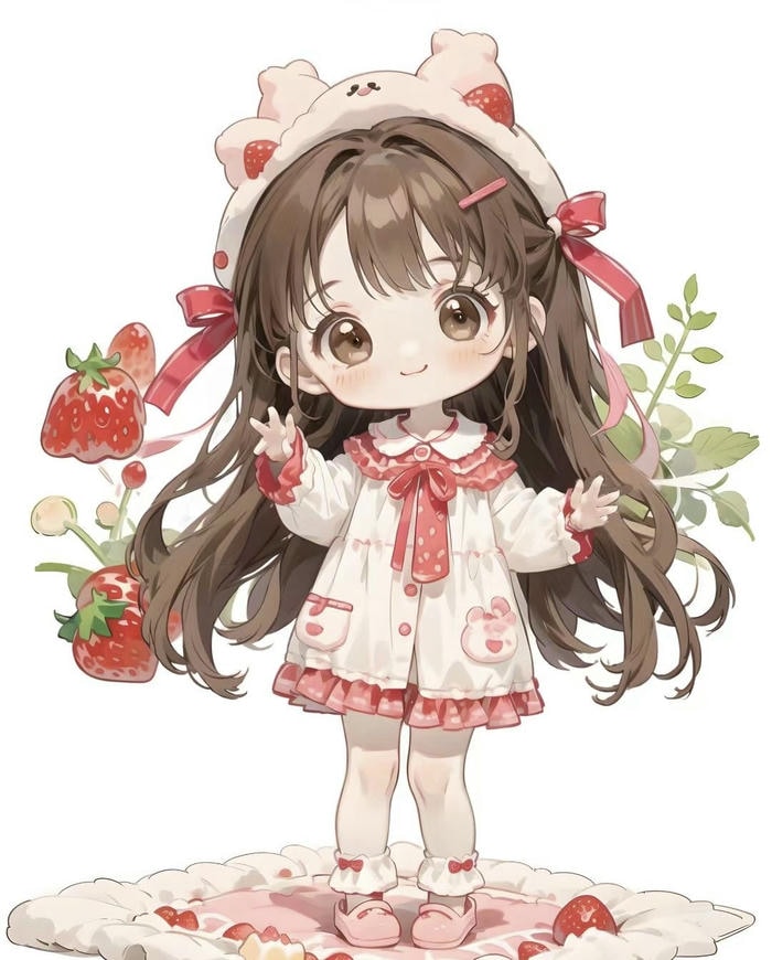 hình anime chibi gái xinh mắt đẹp