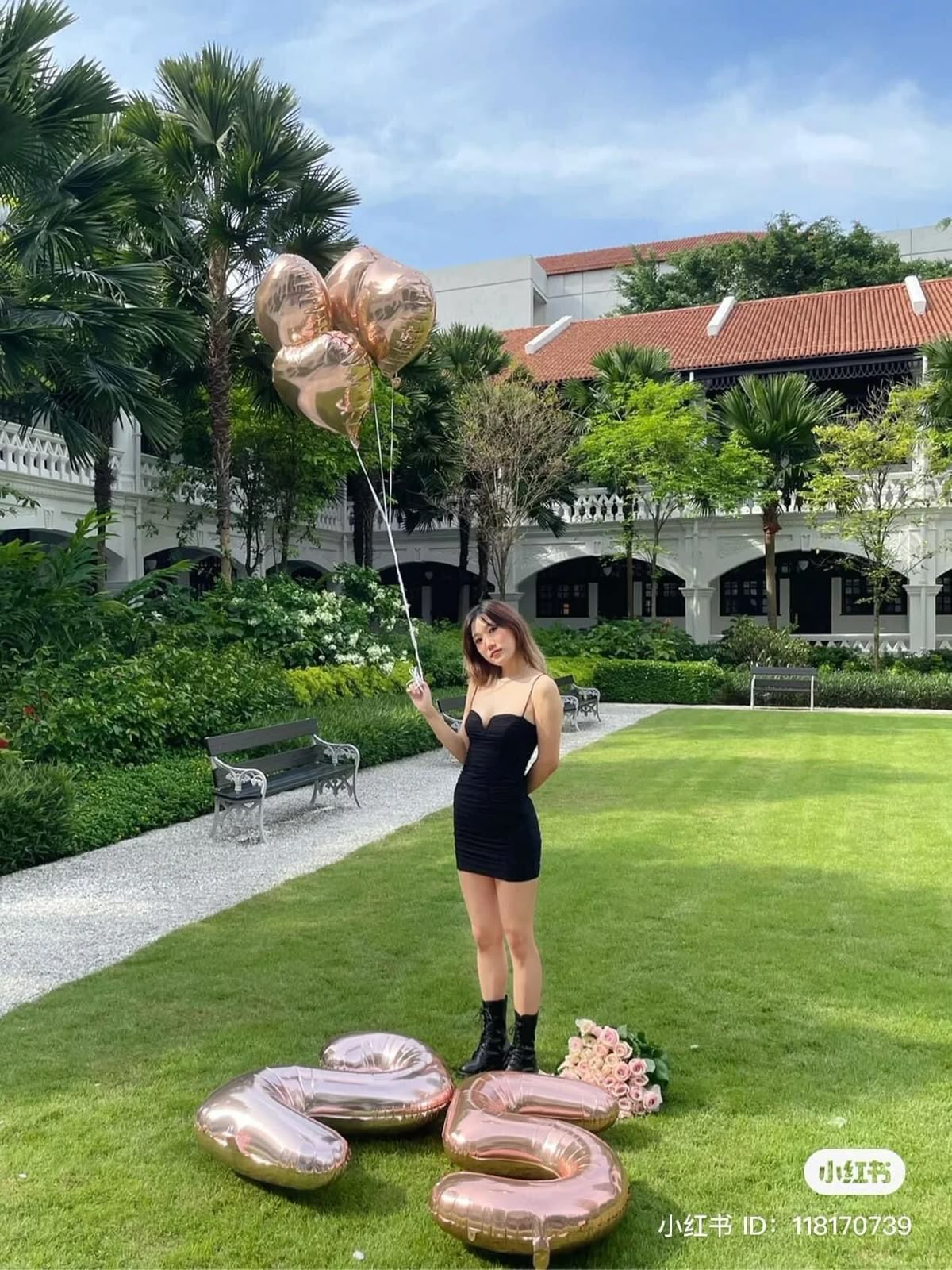 concept chụp ảnh sinh nhật ngoài trời