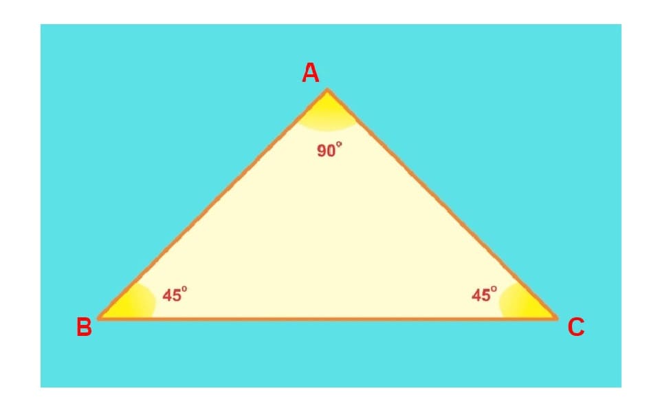 Tìm hiểu cách tính cạnh huyền tam giác vuông cân