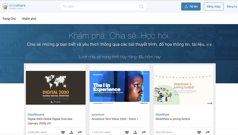 Giao diện trang web Luanvan.net.vn